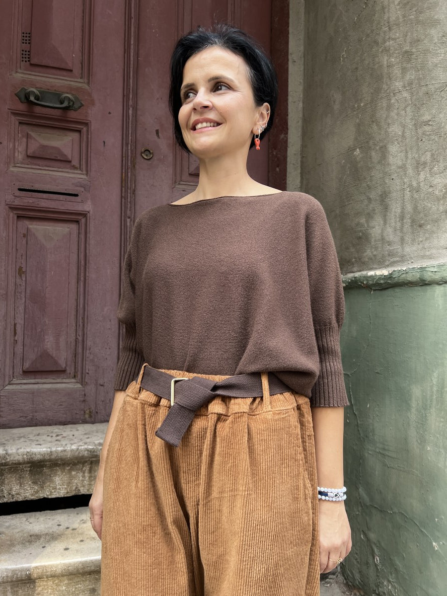 Kadın Kadife Pantolon Camel