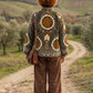 Terra – Suzani İşlemeli Zeytin Yeşili Kadife Bohem Kadın Ceket