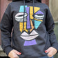 Bohemian Unisex Kangaroo Pocket Sweatshirt Fleece