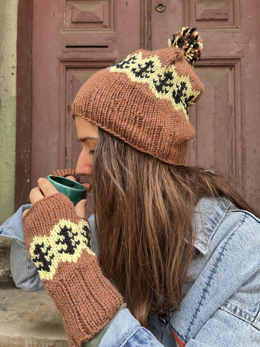 Bohem Kahve Bere Eldiven Takımı