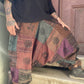 Nepal Patchwork Şalvar – Mevsimlik, Kahve Tonları, Unisex