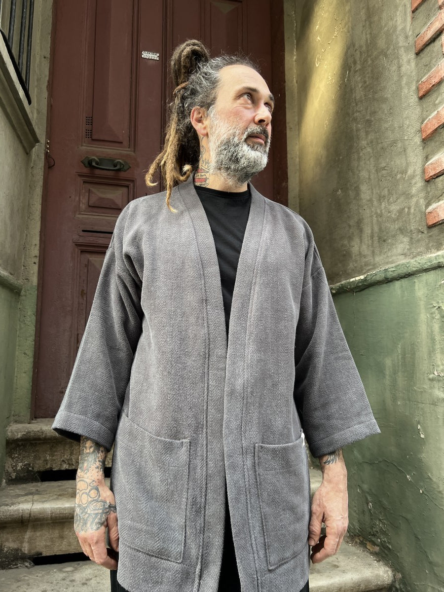 Erkek Kimono Hırka Zen