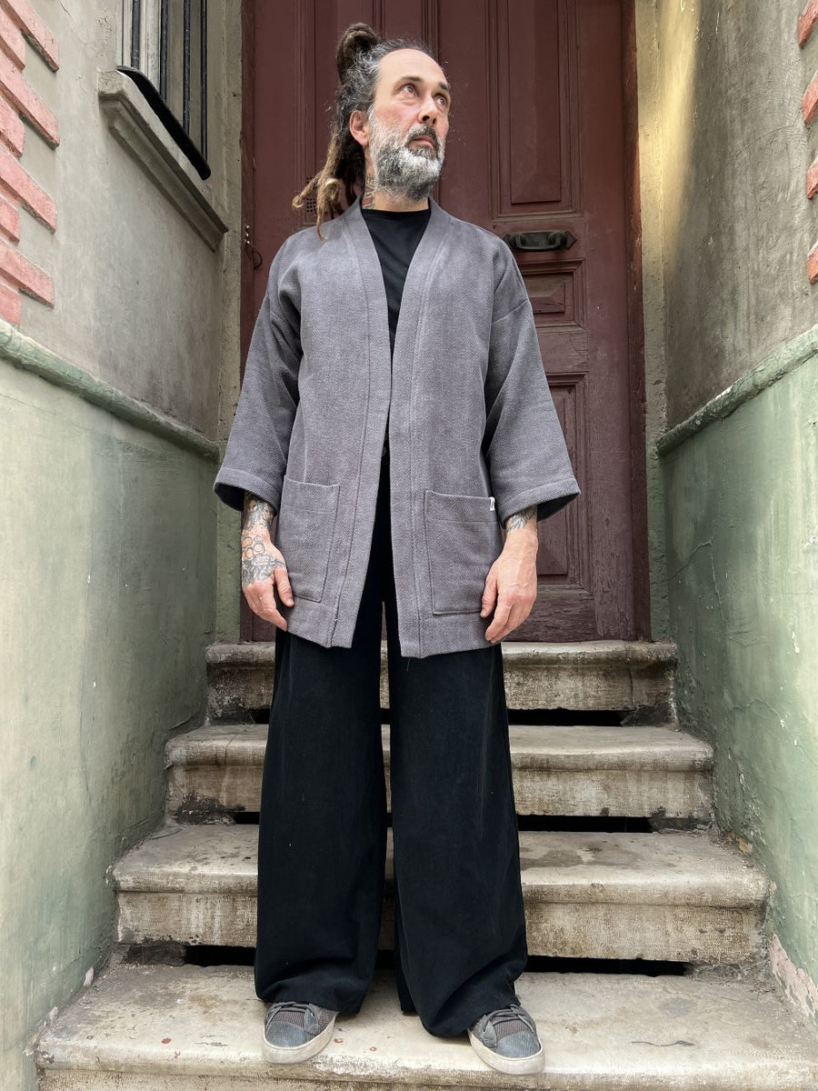 Erkek Kimono Hırka Zen