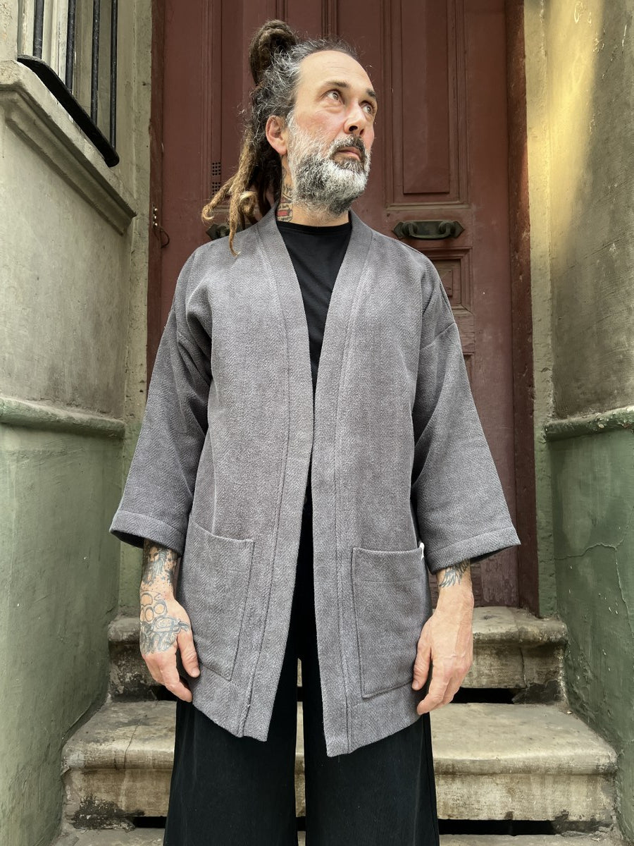 Erkek Kimono Hırka Zen