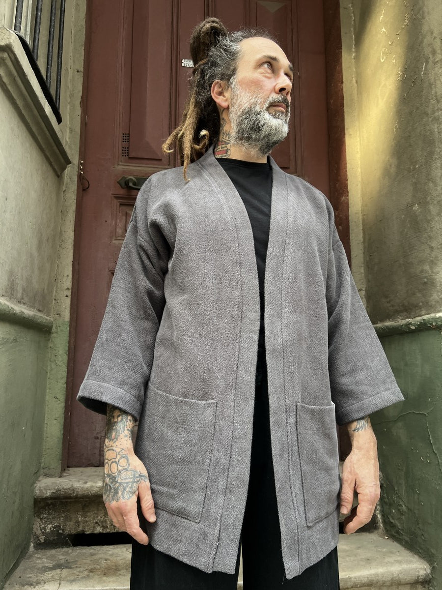 Erkek Kimono Hırka Zen