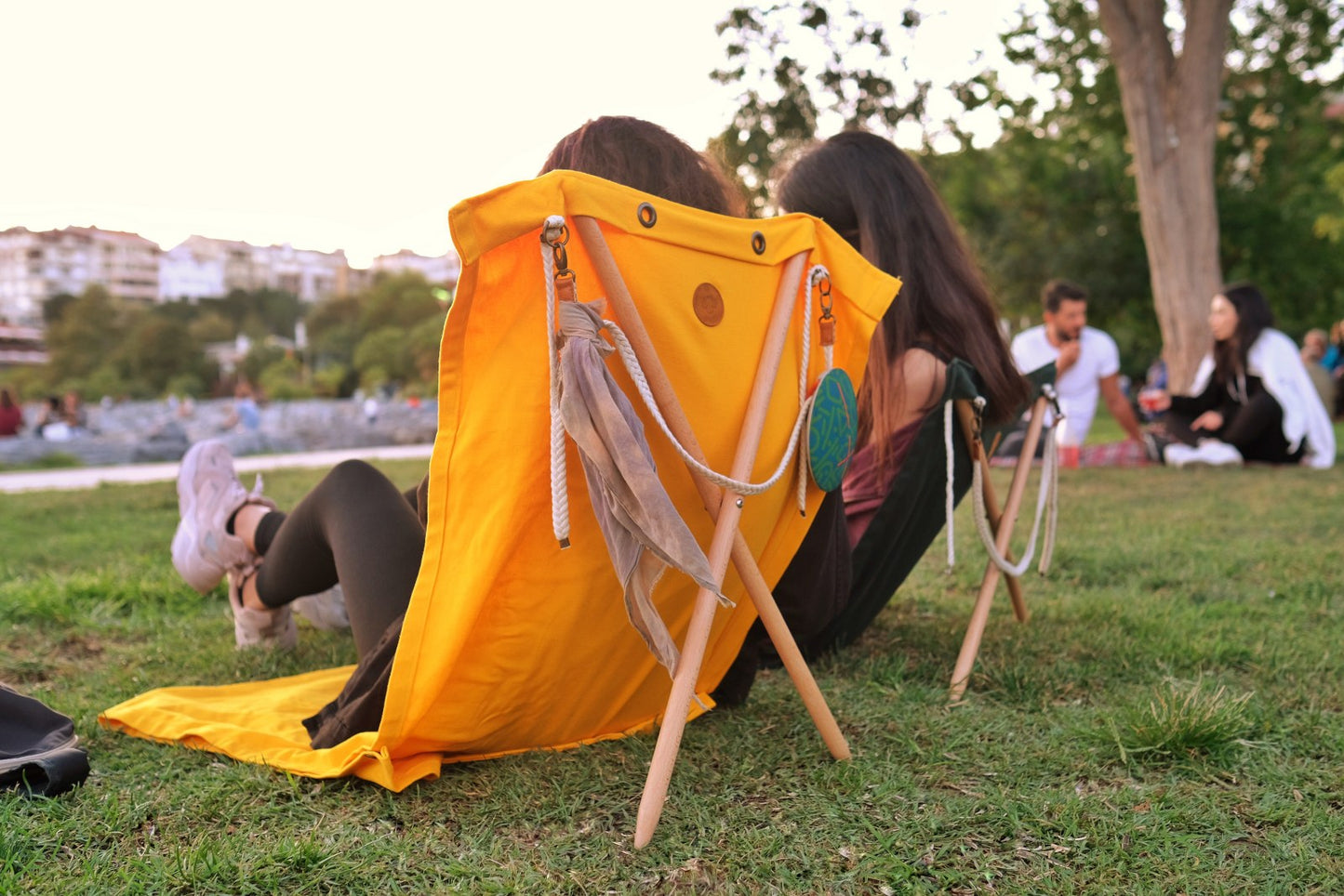 Özgürlüğün keyfini boho kamp sandalye, şezlongu ile çıkarın.