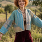 Mira Kantha – Çift Taraflı Pastel Patchwork Bohem Kadın Ceket