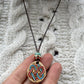 Viking Compass Symbol Ceramic Necklace