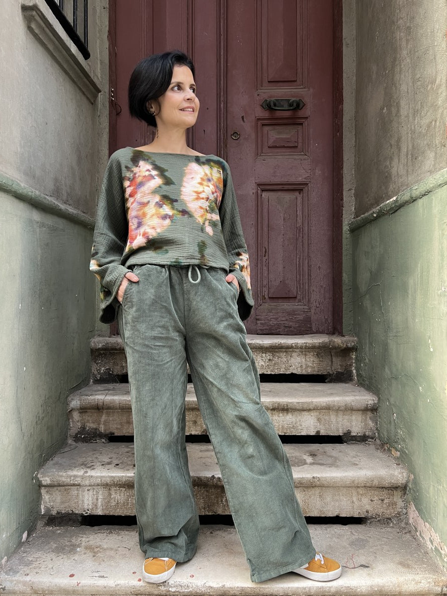 Cozy Kışlık Kadife Pantolon – Bel Lastikli, 3 Farklı Renk