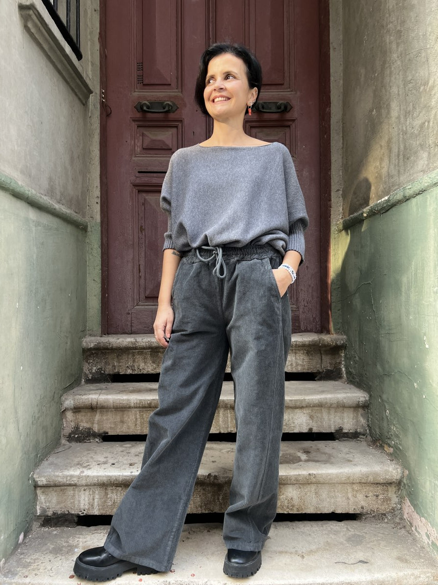 Cozy Kışlık Kadife Pantolon – Bel Lastikli, 3 Farklı Renk