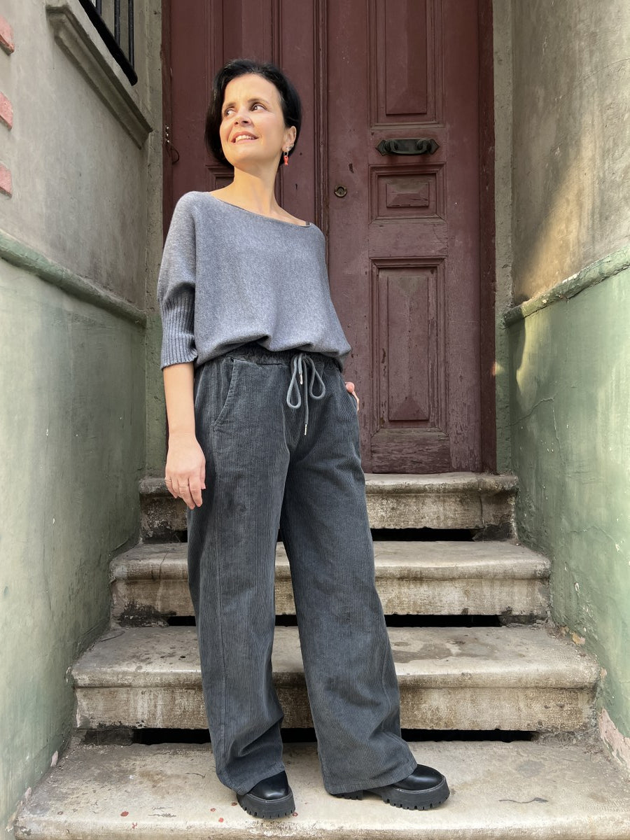 Cozy Kışlık Kadife Pantolon – Bel Lastikli, 3 Farklı Renk