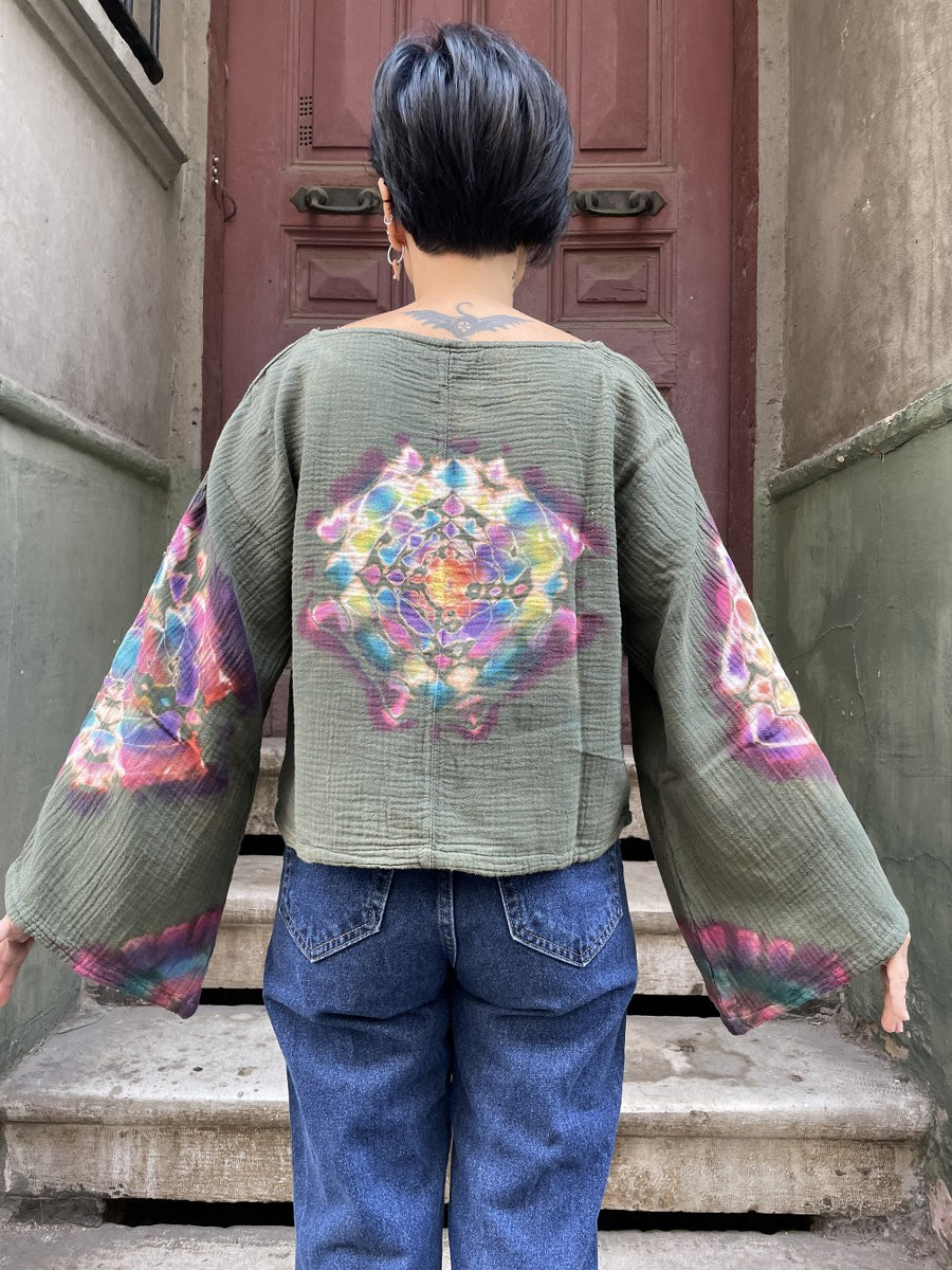 Batik Müslin Bluz – “Mandala”