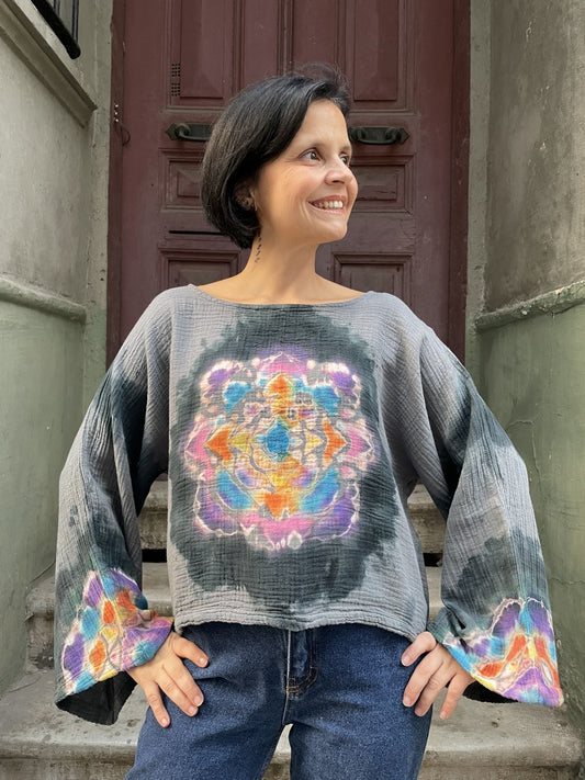Batik Müslin Bluz – “Aurora” 