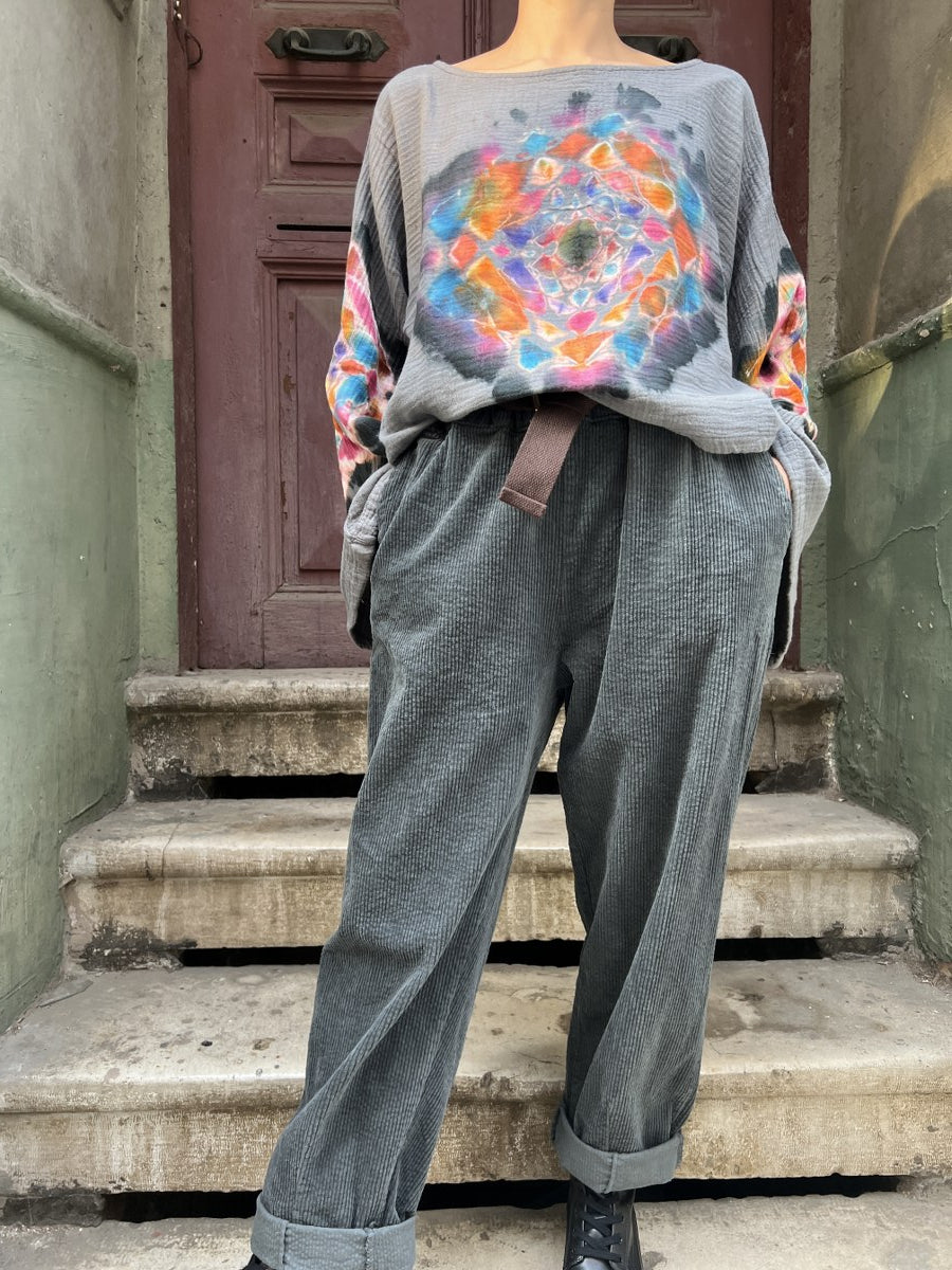 Kadın Batik Bluz Mandala