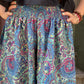 Bohem Nepal Mavi İpek Kadın Pantolon