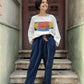 Kadın Kadife Pantolon Lacivert