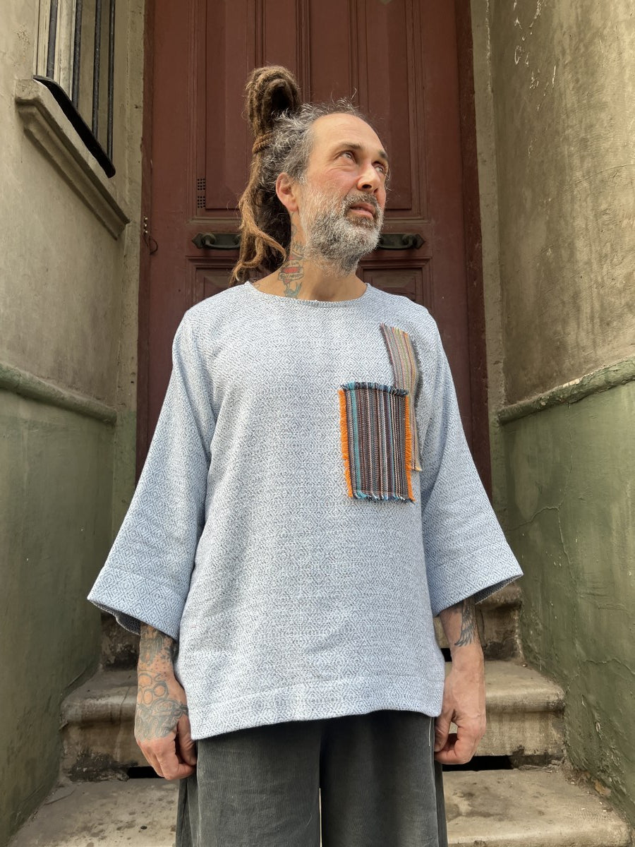 Skylor Tasarım Dokuma Erkek Bluz