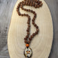 Rudraksha Meditasyon Mala Kolye