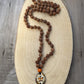 Rudraksha Meditasyon Mala Kolye