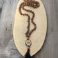 Rudraksha Meditasyon Mala Kolye