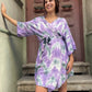 Lila Sky Batik Kimono