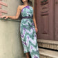Tasarım Batik Sarong – Çok Yönlü Bağlamalı Viskon Elbise & Etek