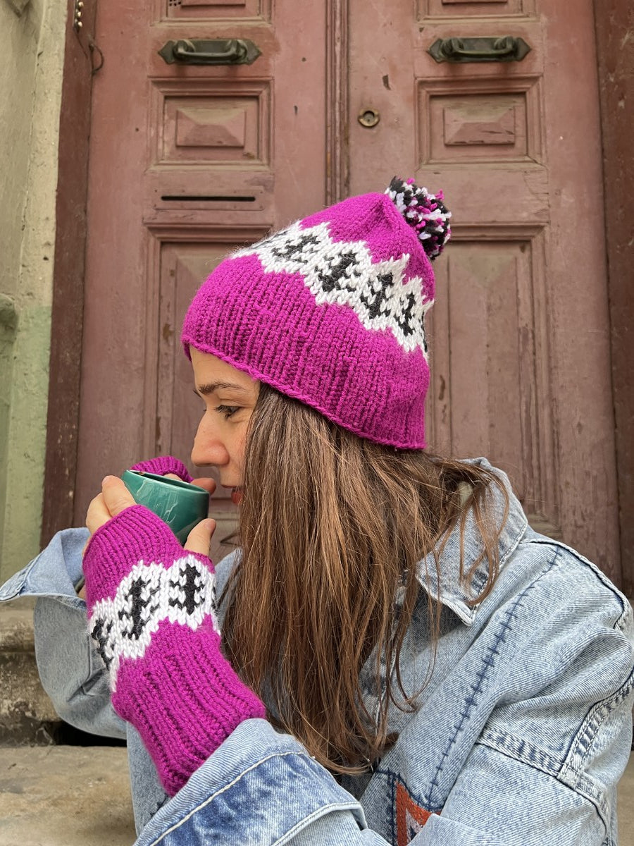 Bohem Mor Bere Eldiven Takımı