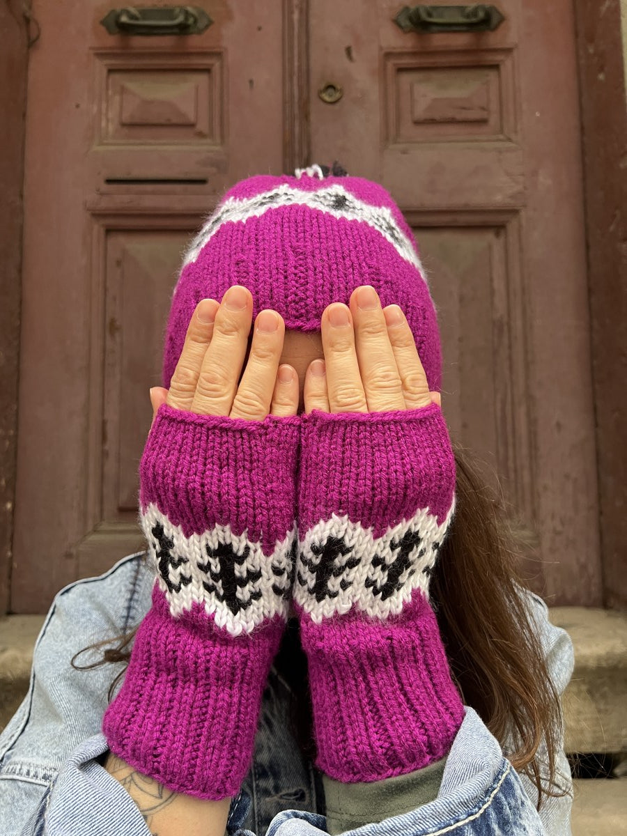 Bohem Mor Bere Eldiven Takımı