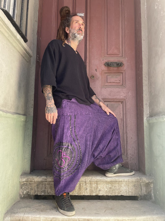 Unisex Bohem Nepal Şalvar Pantolon