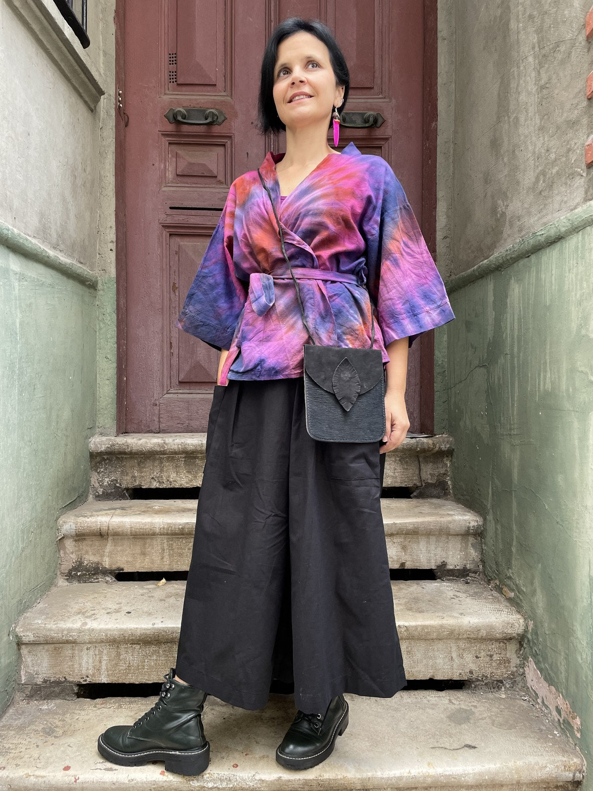 Unisex Bohemian Tie Dye Kimono