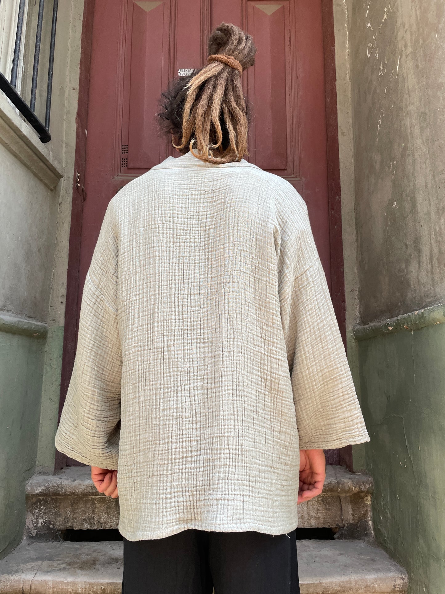 Muslin Erkek Kimono