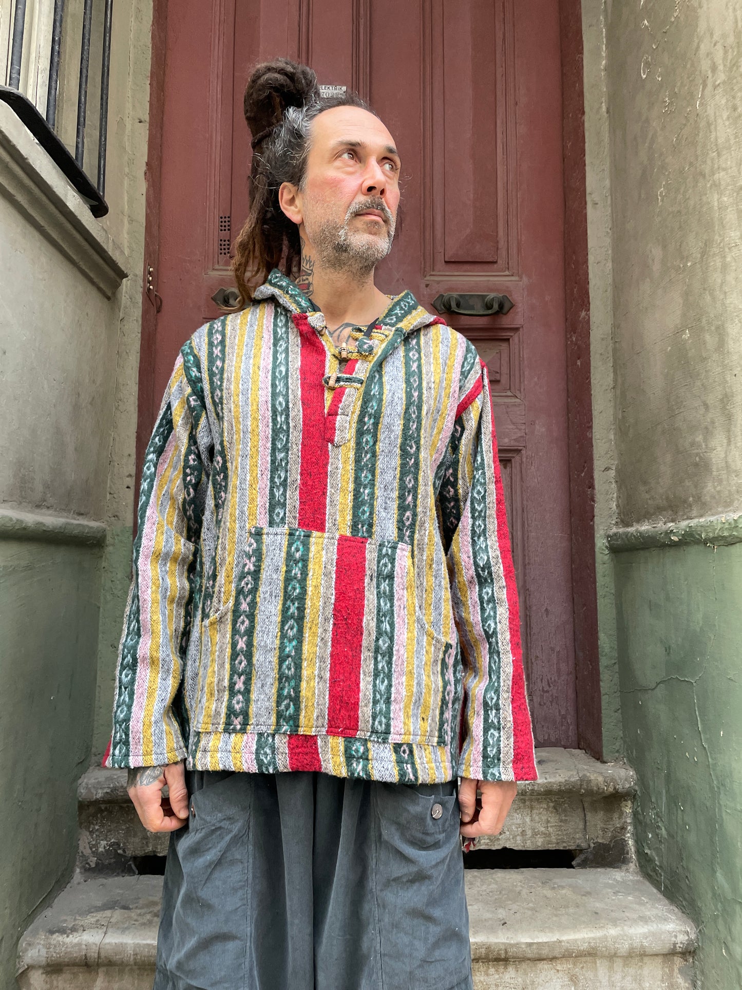 Nepal Patchwork Aum Shirt