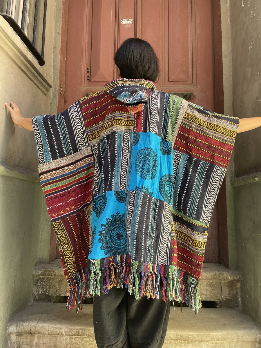 Unisex Nepal Patchwork Panço 