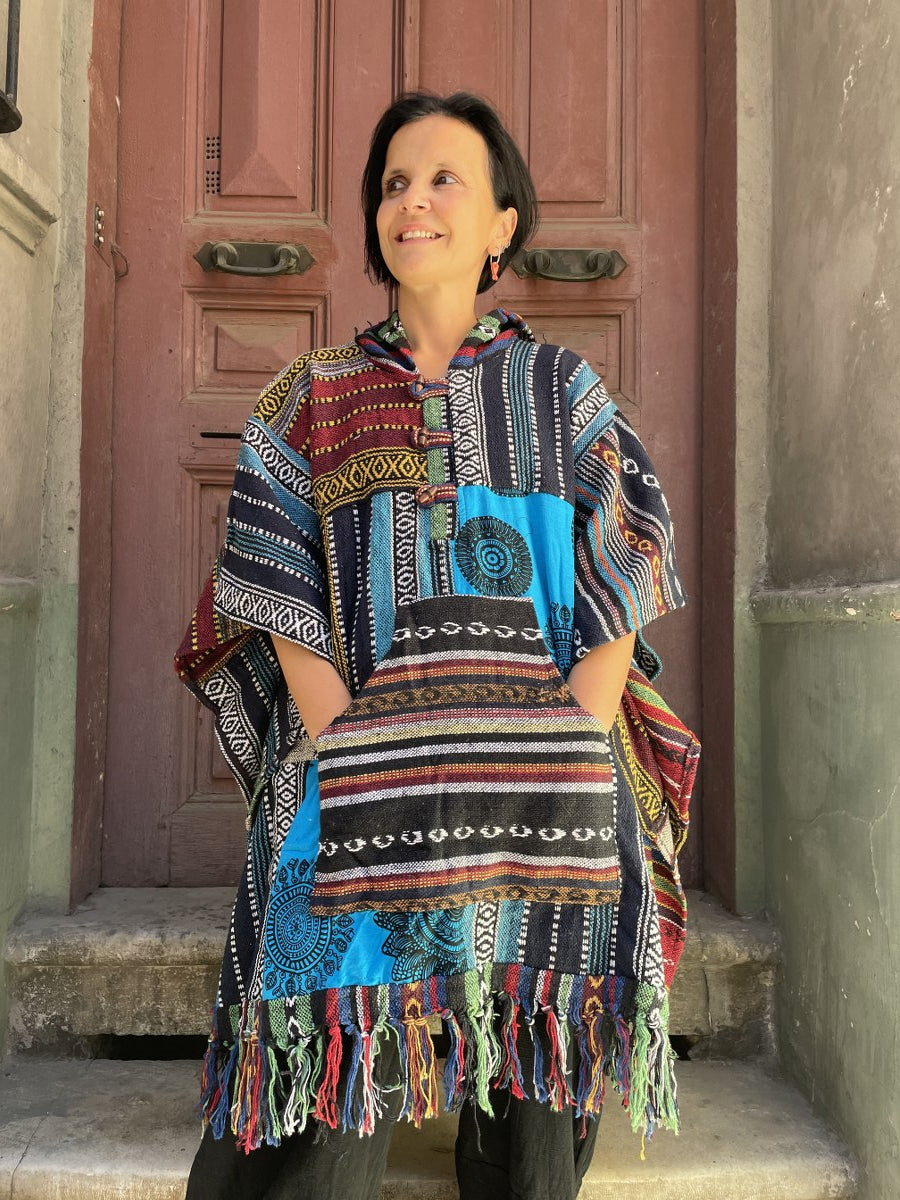 Unisex Nepal Patchwork Panço 