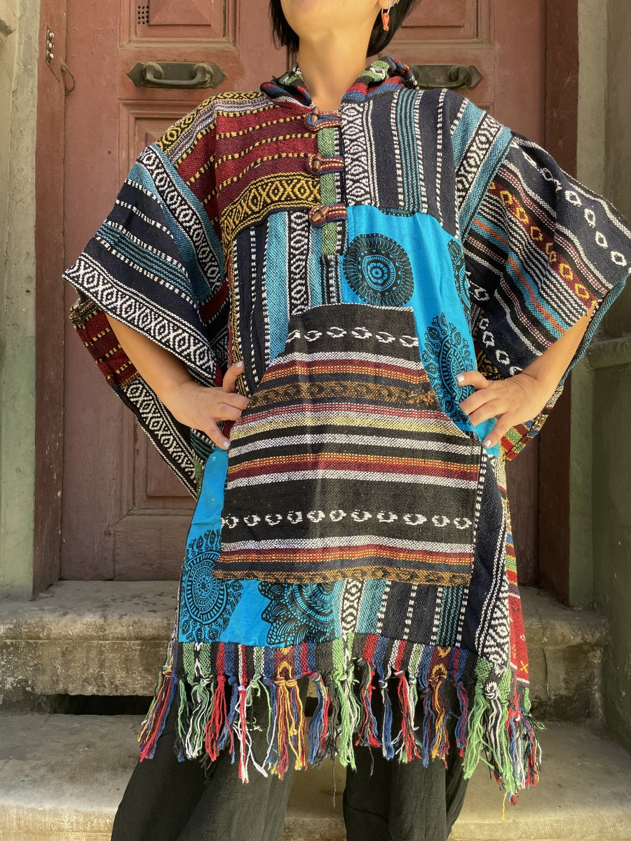 Unisex Nepal Patchwork Panço