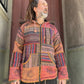 Nepal Patchwork Polar Astarlı Mont – Unisex, Kışlık, Kiremit