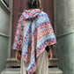 Bohemian Ethnic Rug Poncho