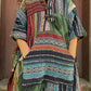 Nepal Patchwork Kışlık Panço