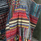 Unisex Nepal Gheri Geo Print Poncho