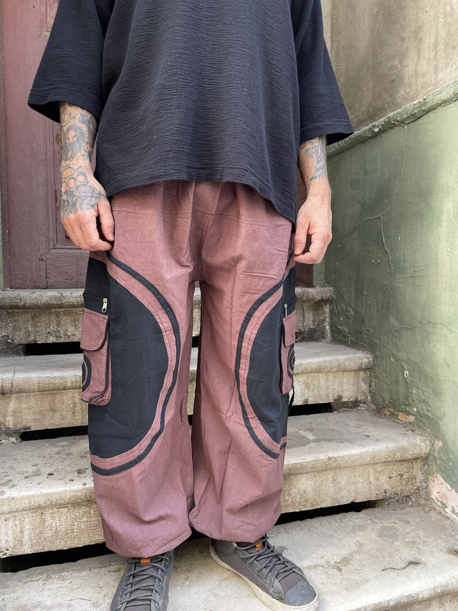 Unisex Nepal Pantolon – Lastikli Bel & Paça, Cepli