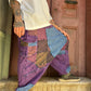 Mevsimlik Nepal Patchwork Taşlanmış Şalvar Pantolon – Unisex, Rahat Tasarım