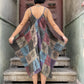 Nepal Patchwork Elbise – Bohem Tarz, Rahat ve Renkli