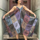 Nepal Patchwork Elbise – Bohem Tarz, Rahat ve Renkli