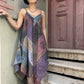 Nepal Patchwork Elbise – Bohem Tarz, Rahat ve Renkli