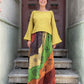 Nepal Patchwork Etek – El Yapımı, Renkli & Salaş Model