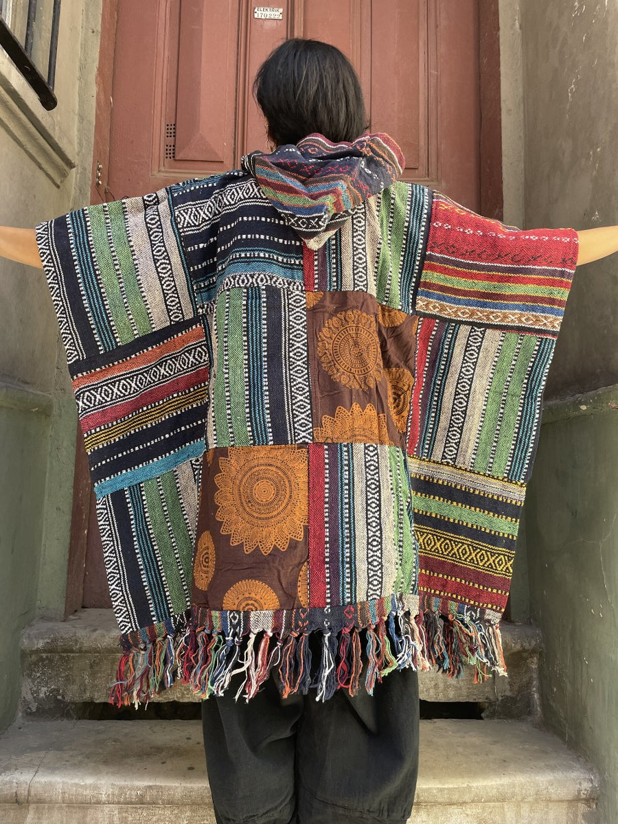 Unisex Nepal Patchwork Panço