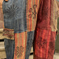 Unisex Nepal Kadın Patchwork Etnik Pantolon