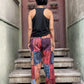 Unisex Nepal Kadın Patchwork Etnik Pantolon