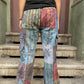 Unisex Nepal Kadın Patchwork Etnik Pantolon