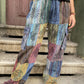 Unisex Nepal Kadın Patchwork Etnik Pantolon